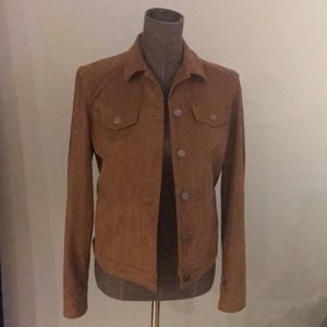 Express faux suede jacket